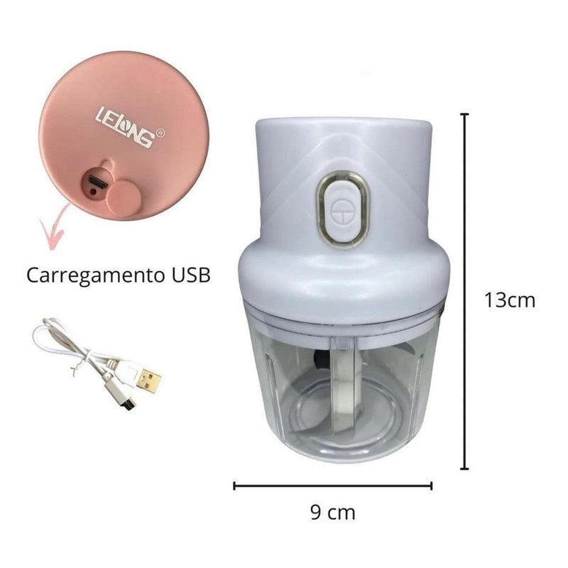 Mini triturador de alimentos elétrico