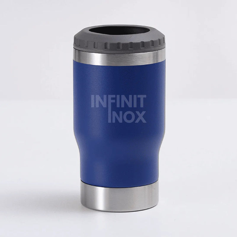 Copo Térmico Cooler Infinit Inox com abridor embutido + brinde COMPRE 1 LEVE 2