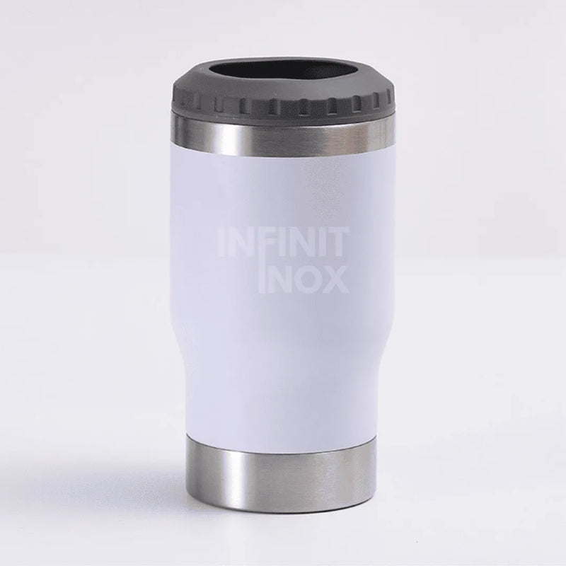 Copo Térmico Cooler Infinit Inox com abridor embutido + brinde COMPRE 1 LEVE 2