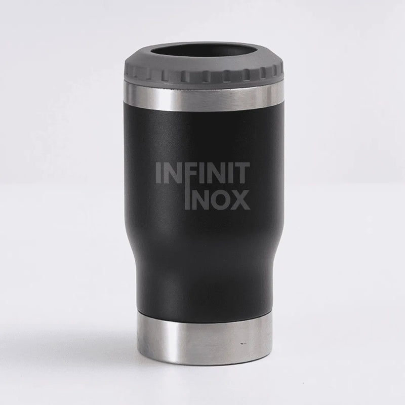 Copo Térmico Cooler Infinit Inox com abridor embutido + brinde COMPRE 1 LEVE 2